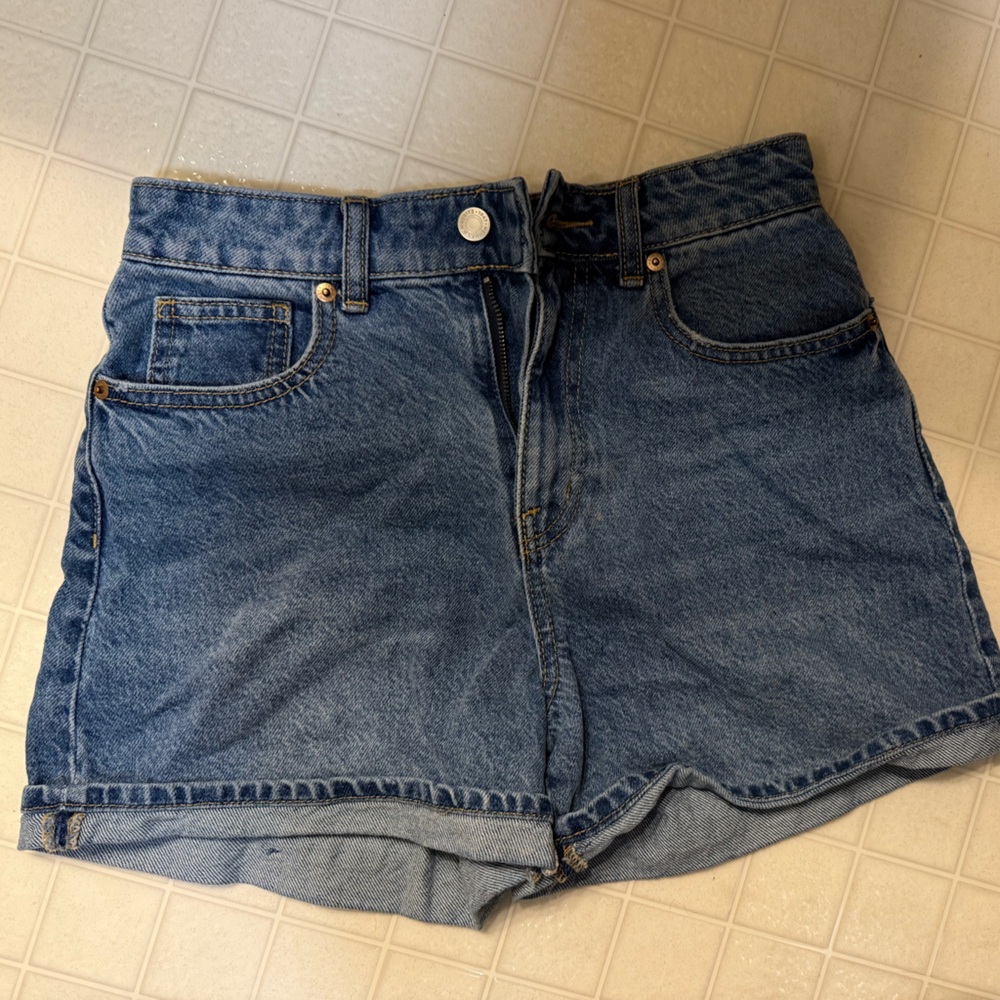 Blue Denim Shorts